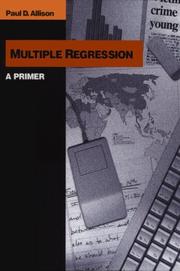 Cover of: Multiple Regression : A Primer (Undergraduate Research Methods & Statistics in the Social Sciences)