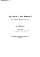 Cover of: Energy and People: Social Implications of Different Energy Futures