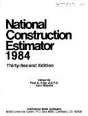 Cover of: National Construction Estimator 1984