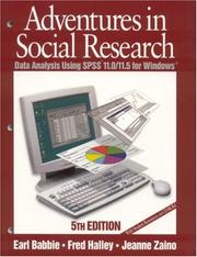 Cover of: Adventures in Social Research by Earl R. Babbie, Fred S. Halley, Jeanne S. Zaino