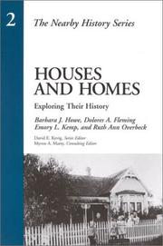 Cover of: Houses and homes: exploring their history
