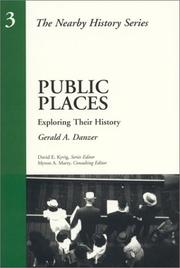 Cover of: Public places: exploring their history