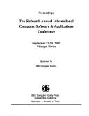 Cover of: Compsac '92 by IEEE Computer Society