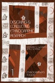 Cover of: Designing & conducting ethnographic research