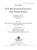 Cover of: Pacific Rim International Symposium on Fault-Tolerant Systems | Pacific Rim International Symposium on Fault Tolerant Systems (1997 Taipei, Taiwan)