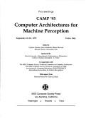 Cover of: CAMP '95, computer architectures for machine perception: proceedings, September 18-20, 1995, Como, Italy