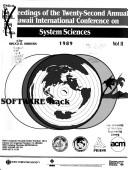 Cover of: Proceedings of the Twenty-Second Annual Hawaii International Conference on System Sciences: Software Track (Hawaii International Conference on System Sciences//Proceedings)
