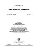 Cover of: Proceedings of the Third Asian Test Symposium, 1994 | IEEE Computer Society.