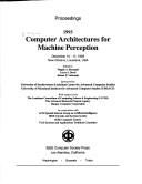 Cover of: 1993 computer architectures for machine perception by Magdy A. Bayoumi, Larry S. Davis