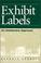 Cover of: Exhibit labels
