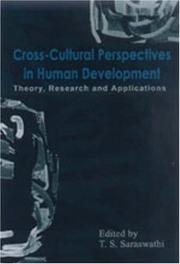 Cover of: Cross-Cultural Perspectives in Human Development | T S Saraswathi