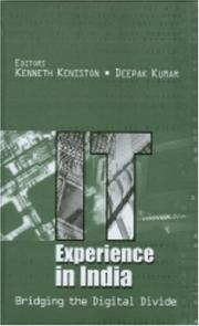Cover of: IT Experience in India: Bridging the Digital Divide