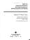 Cover of: Visual programming environments
