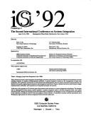 Cover of: Systems Integration '92: Proceedings of the Second International Conference on Systems Integration, Morristown, New Jersey, June 15-18, 1992/IEEE Ca