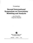 Cover of: Second International Symposium on Uncertainty Modeling and Analysis | Institute of Electrical and Electronics Engineers.