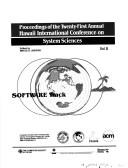 Cover of: Hawaii International Conference on System Sciences, Hicss-21, 1988 by Bruce D. Shriver