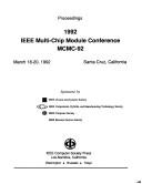 Cover of: 1992 IEEE Multi-Chip Module Conference McMc-92, Proceedings, March 18-20, 1992, Santa Cruz, California