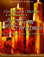 Cover of: Carol sterbenz at home for christmas (Reader's Digest)