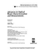 Cover of: Advances in Optical Beam Characterization and Measurements by Defence Research Establishment Valcartie