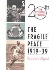 Cover of: The Fragile peace, 1919-39.