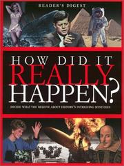 Cover of: How did it really happen? by Reader's Digest.