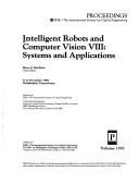 Cover of: Intelligent robots and computer vision VIII by Bruce G. Batchelor