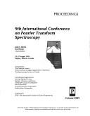 Cover of: 9th International Conference on Fourier Transform Spie Spectroscopy1993. by Bertie J