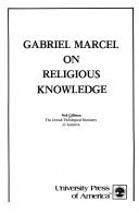 Cover of: Gabriel Marcel on Religion | Gillman