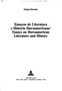Cover of: Ensayos De Literatura E Historia Iberoamerican/Essays on Iberoamerican Literature and History