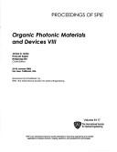 Cover of: Organic Photonic Materials and Devices by James G. Grote