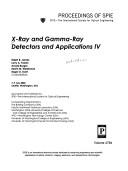 Cover of: X-Ray and Gamma Ray Detectors and Applications (Proceedings of SPIE)