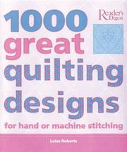 Cover of: 1000 Great Quilting Designs