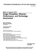 Cover of: Image Perception, Observer Performance, and Technology Assessment