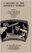 Cover of: A History of the Ancient World: The Orient and Greece