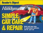 Cover of: Family Handyman Simple Car Care and Repair (Family Handyman)