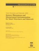 Smart Structures and Materials 2000: Sensory Phenomena and Measurement Instrumentation for Smart Structures and Materials by Society for Experimental Mechanics (U. S.)