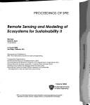 Cover of: Remote Sensing and Modeling of Ecosystems for Sustainability 2: 2-3 August, 2005, San Diego Ca, USA