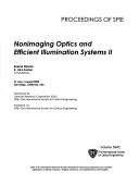 Cover of: Nonimaging Optics and Efficient Illumunation Systems II: 31 July-1 August, 2005, San Diego California, USA