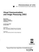 Cover of: Visual communications and image processing 2001 | 