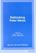 Cover of: Rethinking Peter Weiss by 
