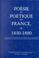 Cover of: Poésie et poétique en France, 1830-1890