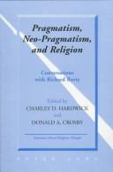 Cover of: Pragmatism, Neo-Pragmatism, and Religion by 