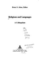 Cover of: Religions and Languages | Bruce S. Alton