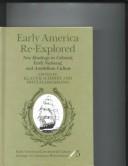 Cover of: Early America re-explored by edited by Klaus H. Schmidt and Fritz Fleischmann.