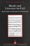 Musik und Literatur im Exil by Kyung-Boon Lee