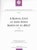Cover of: burial cave at Umm Dimis north of el-Bālūʻ