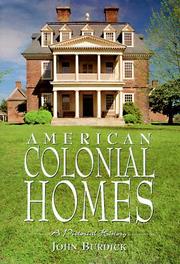 American Colonial Homes by John Burdick