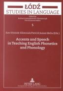 Accents and speech in teaching English phonetics and phonology cover