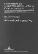 Cover of: Arbitration Interactive | Klaus Peter Berger