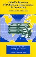 Cover of: Cabell's Directory of Publishing Opportunities in Accounting: 2001-2002 (Cabell's Directory of Publishing Opportunities in Accounting)